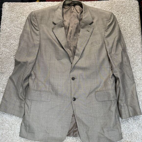 Jos. A. Bank Other - Jos A Bank Signature Gold‎ Silk Wool Sport Coat Blazer Brown Tan 42L